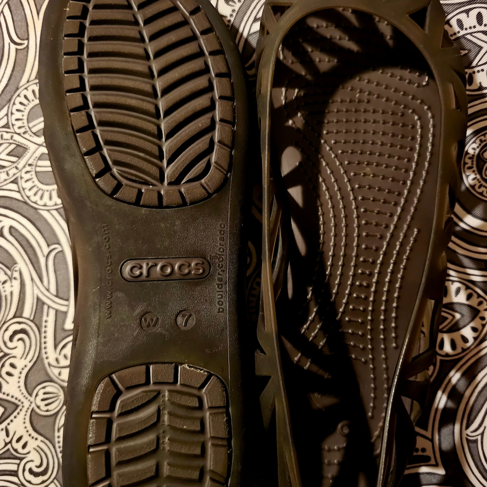 CROCS Dark Brown Clogs